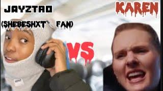 Shebeshxt fan vs Karen on plane️