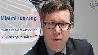 Anspruch auf MIETMINDERUNG? Mangel in der Wohnung [NLa Rechtstipp]