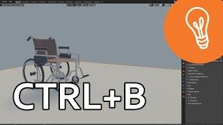 Blender Shortcut: CTRL + B