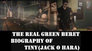 THE REAL GREEN BERET, BIOGRAPHY OF TINY - COMMANDOS