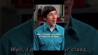 A Battle of Wits between Sheldon and Howard #movie