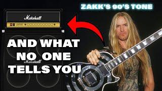 To get Zakk Wylde's guitar tone do this simple trick