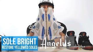 Restore Yellowed Soles | Angelus Sole Bright & Easy Cleaner Kit