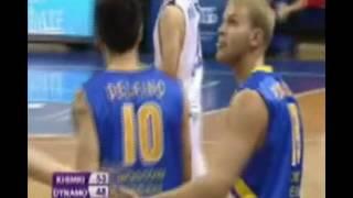 Anton Ponkrashov ( Антон Понкрашов ) BC Dynamo ( Moscow ) - BC Khimki ( Mos.Region ) VTB CUP 21/12/2008 ( Баскетбол )