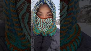 Here's another way to wear Cowltopus and Hoodola — Instant fashionable balaclava!