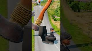 Skibidi Toilets & Speakermans VS Hatchet Hammer – BeamNG drive 10