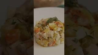 Olivier Salad with Roasted vegetables and Zesty Mayonnaise dressing