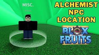 How To Talk With Alchemist NPC | Roblox Blox Fruits | Second Sea | Alchemist NPC Location