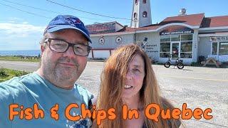 Fish and Chips On The St. Lawrence River (Rimouski, Quebec)