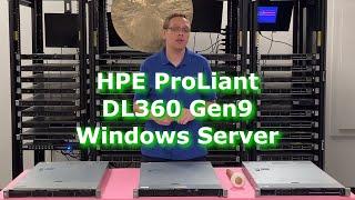 HPE ProLiant DL360 Gen9 Windows Server | How to Install Windows Server 2016 2019 | Server OS Install