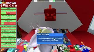 I Finished Gifted Riley Bee's Beesmas Quest + 10th Gift Box! | Bee Swarm Simulator