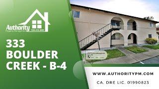 333 Boulder B-4 Offered By Authority Property Management, Redding, CA