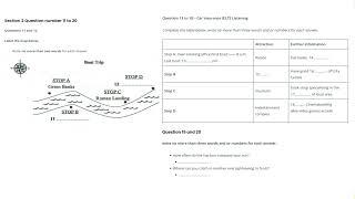 Car Insurance IELTS LISTENING ALL SECTION