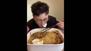 [ASMR ] Mukbang : Fast eat noodles #shorts