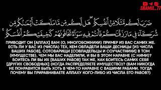 Сура 30. Ар Рум[Римляне/Рим]. Ясир ад Даусари. sh. Yasser ad Dosari