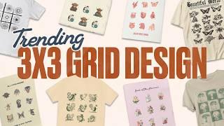 The 3x3 Grid Design Style Is Trending Like CRAZY