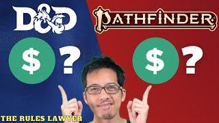 Lawyer compares cost of continuing D&D to Pathfinder and other RPGs (Rules Lawyer)