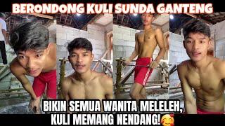 Aa Reza si berondong kuli sunda ganteng, roti sobeknya sangat mempesona, awas jangan salfok!!!