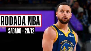 CURRY E WARRIORS vencem duelo incrível contra DURANT; BRUNSON faz 55 PONTOS - Rodada NBA 28/12