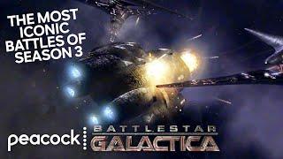 The Most Iconic Battles Of Season 3 | Battlestar Galactica