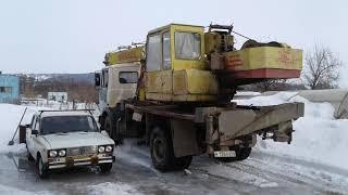 Реставрация старого автокрана.