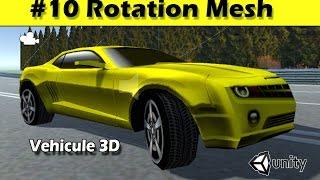 Unity wheel collider - #10 Rotation des roues (mesh)