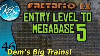 Factorio 1.X Entry Level to Megabase 5 - 46 - MORE MASSIVE TRAIN STATIONS! - Guide, Tutorial