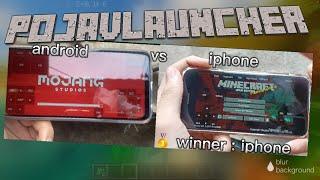 Android VS iPhone Pojavlauncher Test More FPS? No FPS DROP?