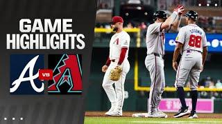 Braves vs. D-backs Game Highlights (7/8/24) | MLB Highlights