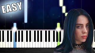 Billie Eilish - i love you - EASY Piano Tutorial by PlutaX