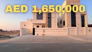 Modern 6 BHK Villa with Big Rooftop For Sale in Al Amrah, Ajman