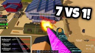 DESTROYING A HUGE Server In War Tycoon! (7v1)