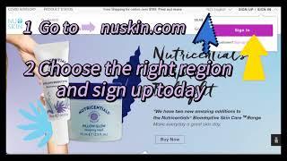 Nu Skin Free membership sign up. BEST price! How to join go WWW.NUSKIN.COM sponsor ID:NZ00069725