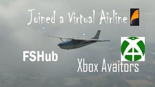 VA (Virtual Airline) Flight with FSHub and airline Xbox Aviator's