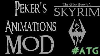 Skyrim - SE - Peker's Animations - Mod - How to use it + Animations list (Xbox One) Link in Descript