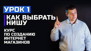 1 УРОК - Как выбрать нишу для интернет-магазина? Выбор ниши. Курс по созданию интернет магазинов!