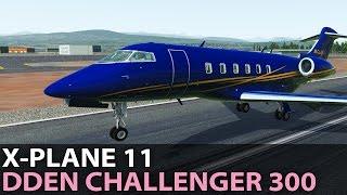 The New Default FMC, DDen Challenger 300 in X-Plane 11, PilotEdge ️ 2017-04-21