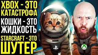 XBOX - это катастрофа. Кошки - это жидкость. StarCraft - это шутер