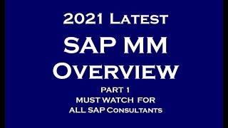 SAP MM Overview for Beginners Part 1