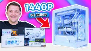 Ultimate 1440p Gaming PC Build 2024!  [All White Build ft. Ryzen 7800X3D & 4070 Ti SUPER]