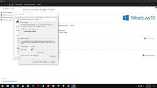 How to Create Backup of  Restore Point  in Windows 10 in Telugu #windows
