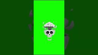 Skull emoji Green screen#1millionviews #foryou #foryoupage #foryouofficall