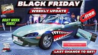 GTA ONLINE BLACK FRIDAY SALES! Huge! Best Sales of 2024 | FREE CARS | DOUBLE MONEY | Weekly Update