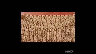 Basit tiğ işi şal#châle au crochet simple #simple crochet shawl#Panço