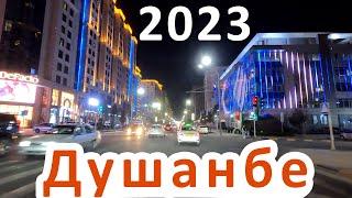 Ночной Душанбе 2023  /  Садбарг * Аэропорт