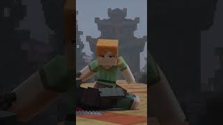 Can Herobrine save Alex??? | Steve and Alex (Minecraft Animation) #shorts #minecraft