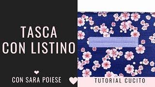 Come cucire la tasca con listino | tutorial tasca filetto in sartoria con Sara Poiese