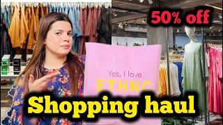 ETHNIC SHOPPING HAUL | 50% off | KITNY DRESSES BUY KIYE???
