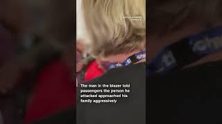 Video shows passengers getting into fistfight on plane