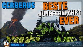 Weit über 4k Base EP POGGIES - Cerberus - World of Warships [Stream Highlight]